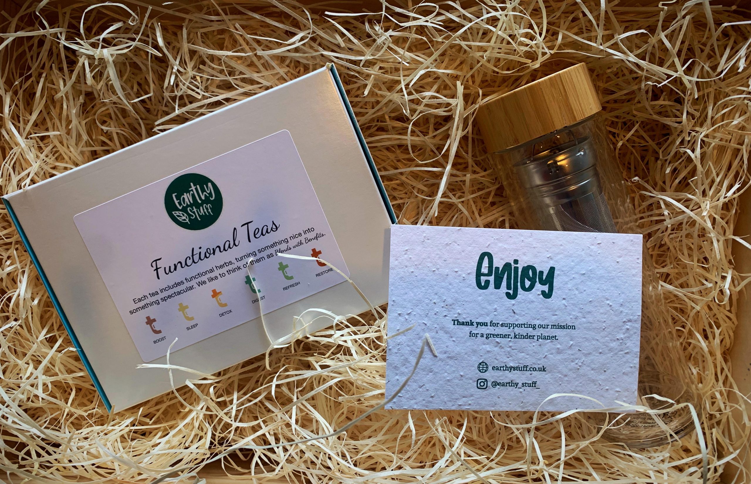 Tea Infuser Flask with Tea Taster Pack-Introductory Offer - Image 2